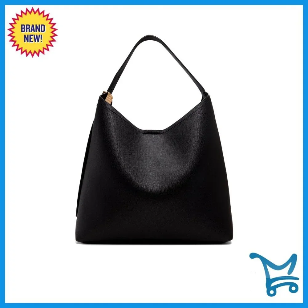 Large Synthetic Hobo Shoulder Bag Roomy Satchel One Compartment